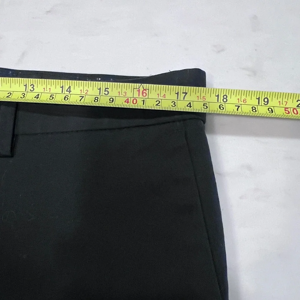 Banana Republic Slim Fit Black Dress Pants Size‎ 34x34 (READ) Flat Front Stretch